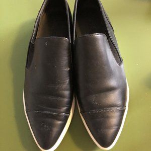 Vince Black Leather Sneakers - 8